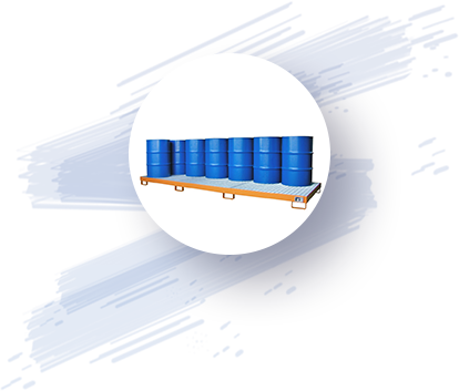 Toplama küveti 335 l, 12 x 200 litrelik variller için Toplama küveti 335 l, 12 x 200 litrelik variller için