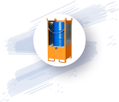 Toplama küvetli depolama ve taşıma paleti Toplama küvetli depolama ve taşıma paleti