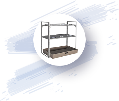 CEMO - Varil ve küçük bidon rafı CEMO - Varil ve küçük bidon rafı