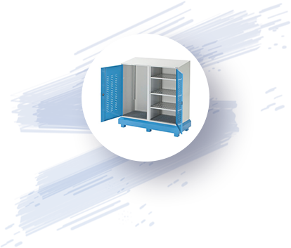 Varil ve küçük bidon deposu Varil ve küçük bidon deposu