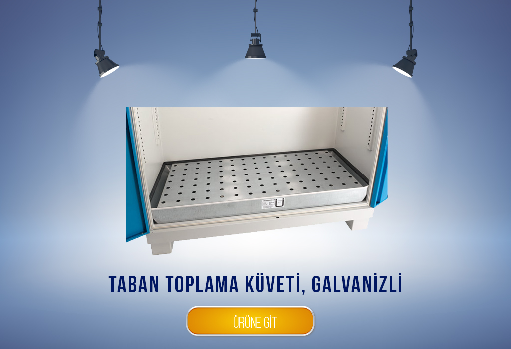 Taban toplama küveti, galvanizli